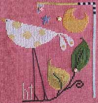 The Flock 8 - Yellow Polka Dot Bird